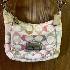 Coach Kristen Pink Sequin Hobo